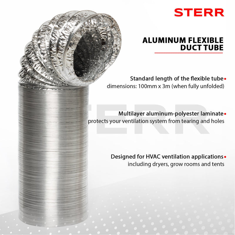 Flexibele aluminium buisslang 150 mm x 10 m - ALD150_10