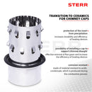 TCA - Keramische overgang voor schoorsteenbekleding