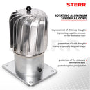 Schoorsteenopzetstuk verlengd 150 mm schoorsteenkap, schoorsteenopzetstuk STERR