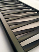 LVR12050B-3D - Zwarte verticale radiator 3D 120/50