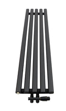 ZVR18033B - Zwarte verticale radiator 180/33